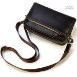 Trousse de toilette haut de gamme en cuir