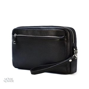Trousse de toilette en cuir pour homme de qualité