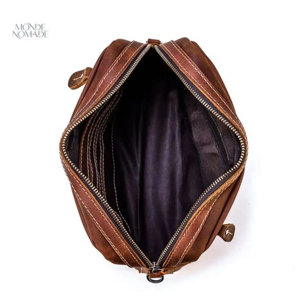 Pochette de voyage pour homme en matériau durable