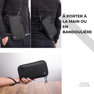 Pochette légère pour billets et passeports en voyage