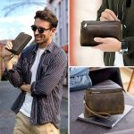 Design pratique de pochette pour homme