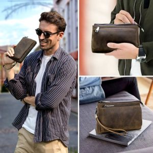 Design pratique de pochette pour homme
