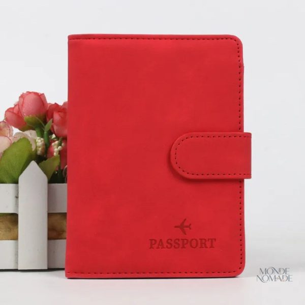 Rangement sécurisé pour passeport et billets d'avion