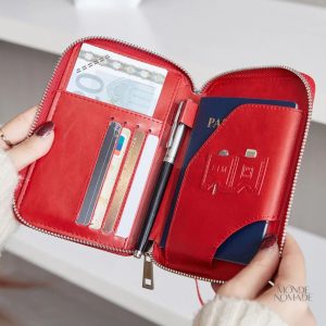 Pochette sécurisée pour passeport et cartes RFID