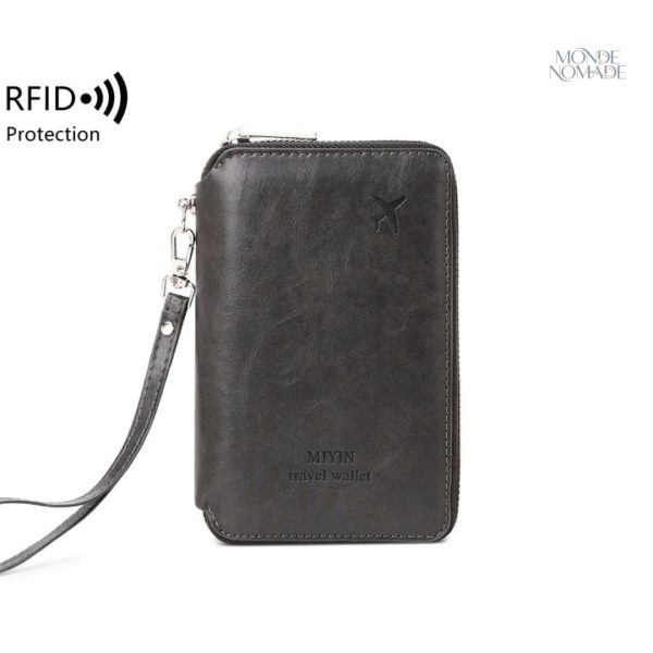 Élégante pochette de passeport avec protection RFID