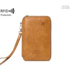 Pochette pratique pour passeport et cartes RFID