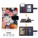 Protège-passeport à fleurs, accessoire pratique et décoratif