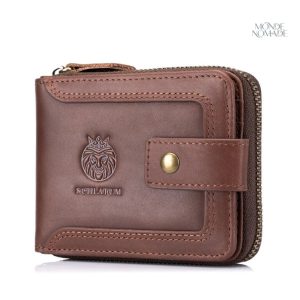 Portefeuille de voyage homme en cuir Schlatum