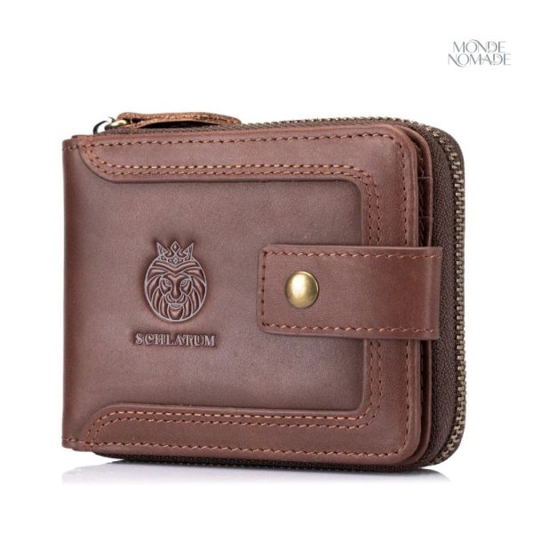Portefeuille de voyage homme en cuir Schlatum