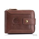 Cuir élégant pour un portefeuille de voyage homme