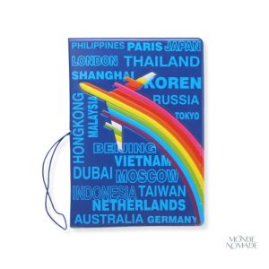 Protège-passeport coloré Arc-en-Ciel pour un voyage stylé
