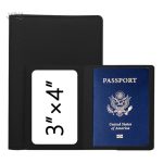 Protège-passeport en cuir pour un style moderne