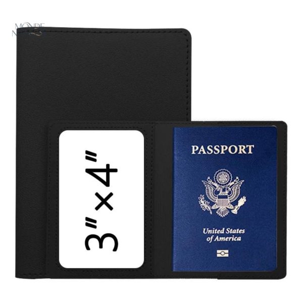 Protège-passeport en cuir pour un style moderne