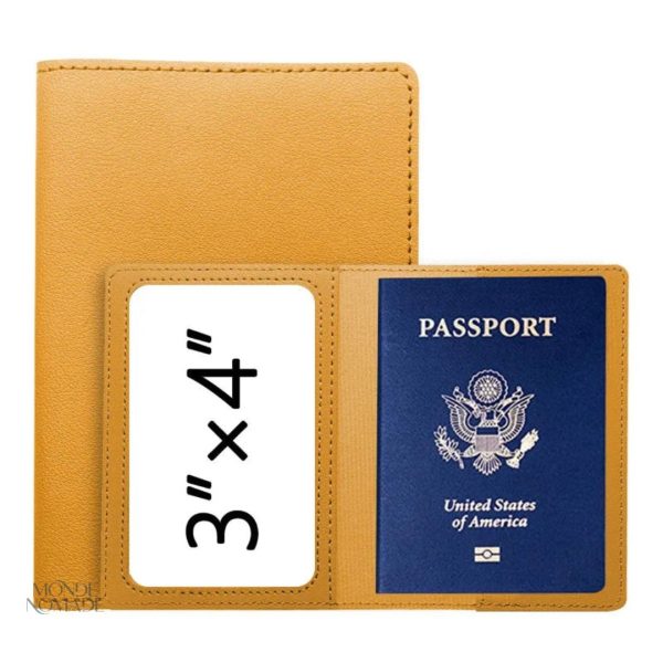 Design raffiné pour un protège-passeport en cuir