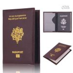 Protège-Passeport Français élégant et pratique