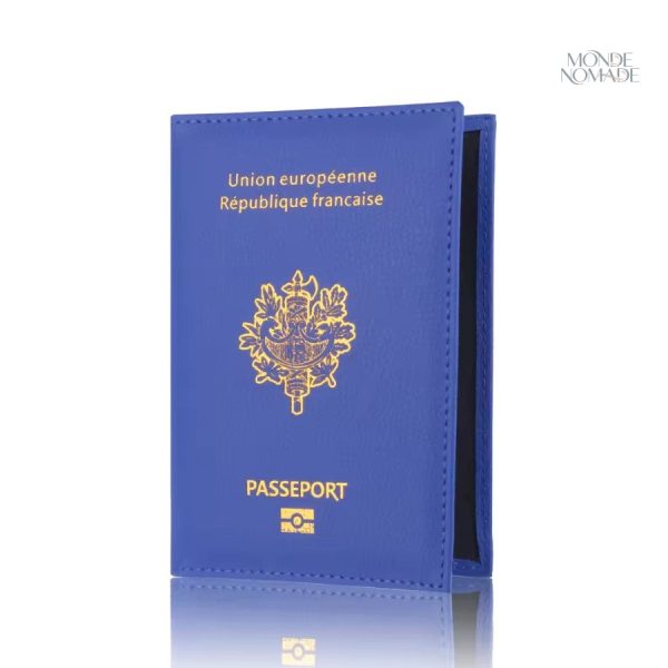 Protège-Passeport Français avec fermeture sécurisée