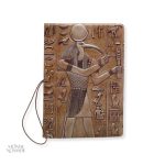 Protège-passeport Hiéroglyphes avec motifs inspirés de l'Égypte