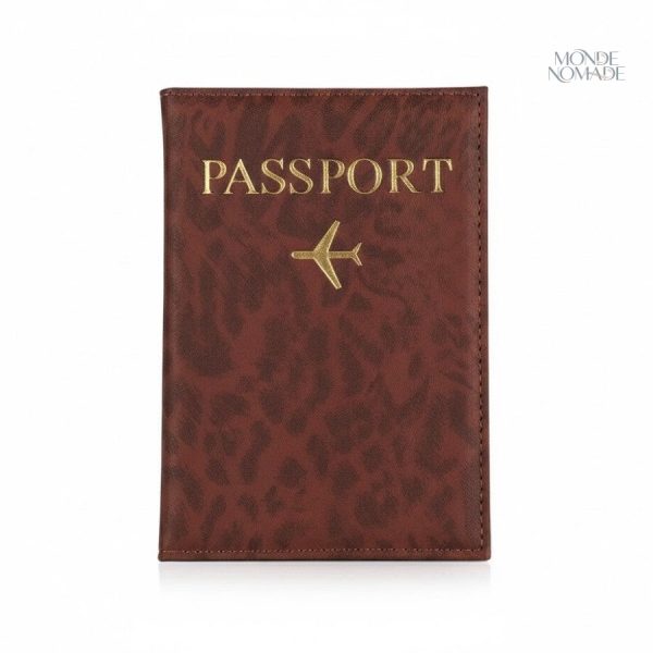 Protège-passeport motif léopard élégant et pratique