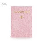 Étui pour passeport au motif animalier léopard