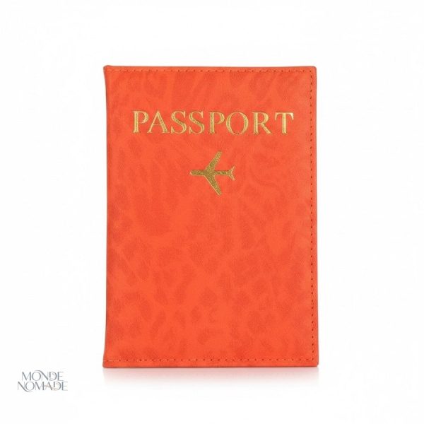 Couverture de passeport motif léopard chic