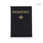 Protège-passeport en tissu avec motif léopard