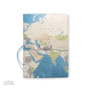 Protège-passeport Mappemonde au design élégant et original