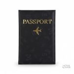 Design moderne de protège passeport avec papillons colorés