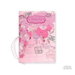 Protège-passeport rose élégant pour une protection stylée