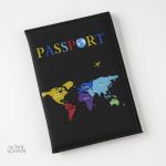 Protège passeport Voyage avec fermeture sécurisée