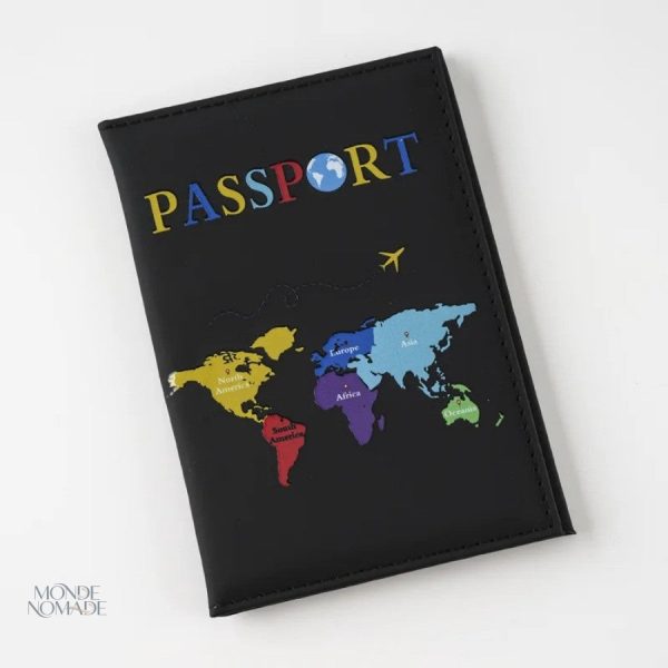 Protège passeport Voyage avec fermeture sécurisée