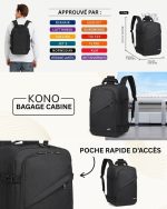 Sac à Dos polyvalent KONO, parfaite taille pour le voyage
