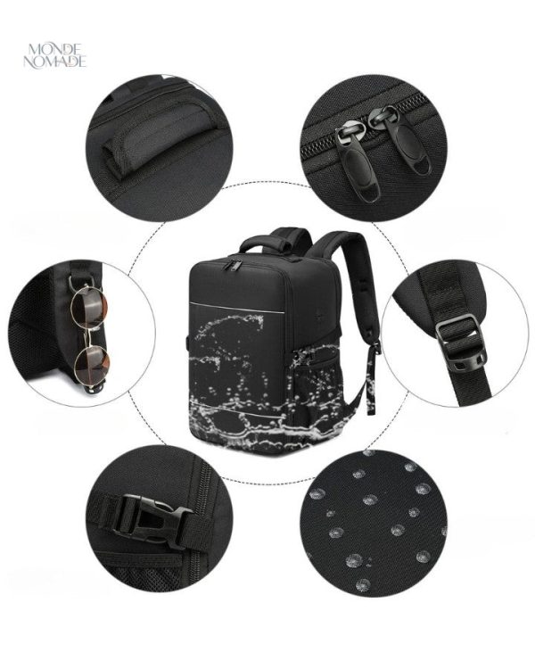 KONO Sac à Dos léger et compact pour les déplacements