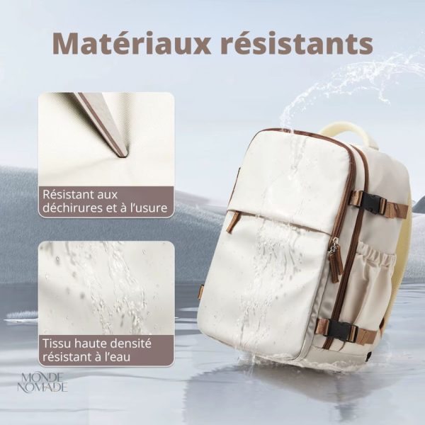 Sac à dos de voyage avec dimensions adaptées