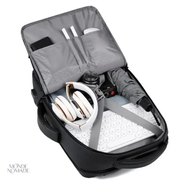 Sac à dos de voyage avec espace optimal