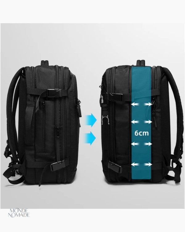 Sac à dos 55 cm adapté aux normes aériennes