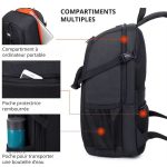 Sac à dos pour les accessoires photo en voyage