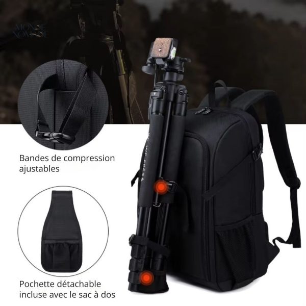Sac à dos polyvalent pour passionnés de photo