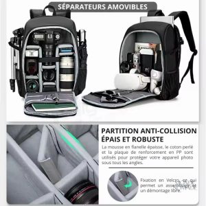 Sac à dos photo léger pour les aventuriers