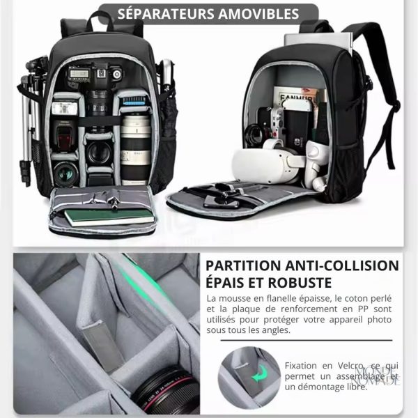 Sac à dos photo léger pour les aventuriers