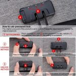 Sac à dos de voyage, système de sécurité à combinaison 3 chiffres