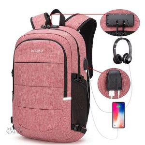 Sac à dos de voyage avec code à 3 chiffres pour protection