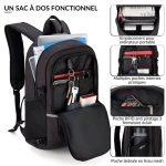 Sac à dos avec verrouillage à 3 chiffres pour tranquillité