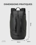 Sac à dos avec poche pour chaussures pour les escapades