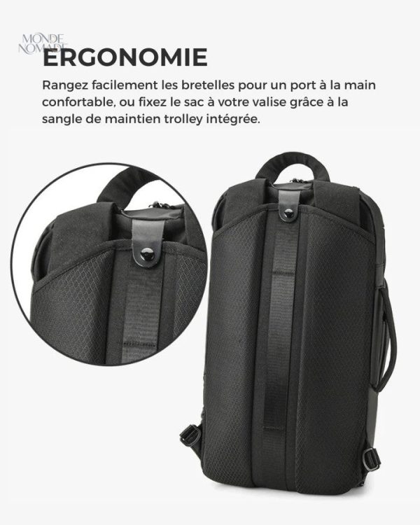 Sac à dos avec rangement intelligent pour chaussures