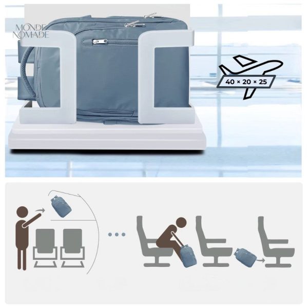 Sac à Dos cabine avec dimensions pratiques pour voyager