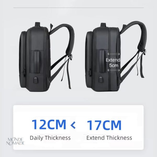 Sac à Dos Pratique pour la Cabine d'Avion