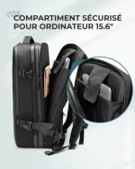 Sac à Dos de Voyage Résistant et Compressible