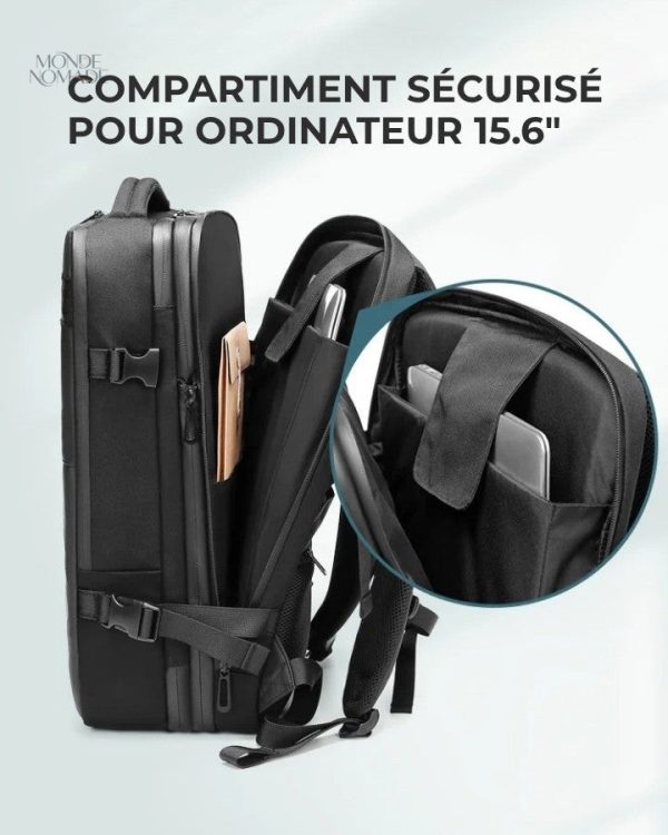 Sac à Dos de Voyage Résistant et Compressible