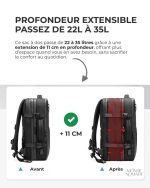 Sac à Dos Compressible avec Système de Compression