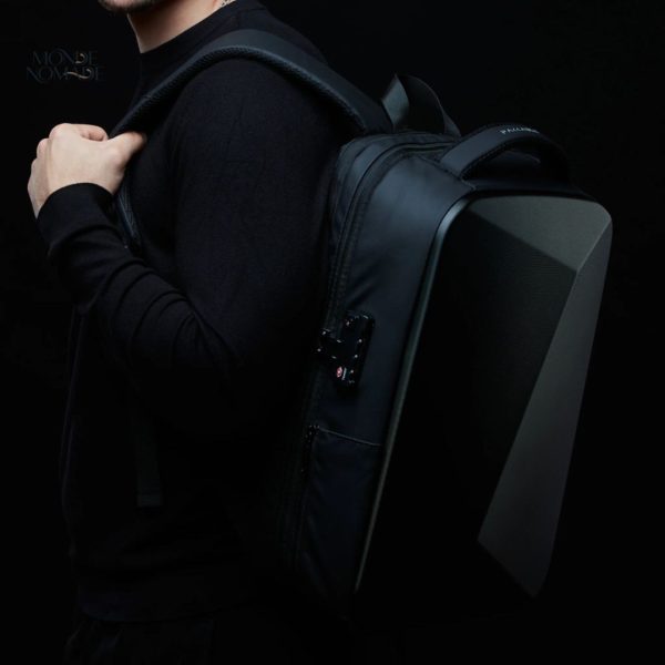Sac à dos à coque rigide, format compact pour le transport facile
